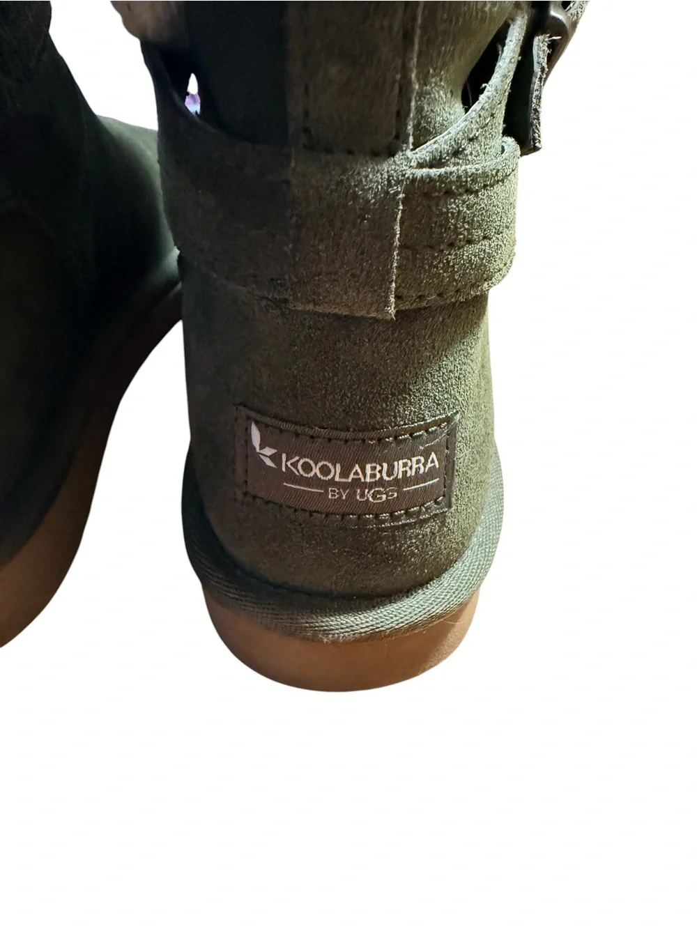 Koolaburra by Ugg Women’s Delene Olive Suede Shearling Winter Boots